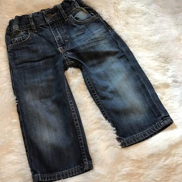 H&M L.O.G.G. (Label of Graded Goods) Faded Jeans 12-18 M - Picture 3 of 3